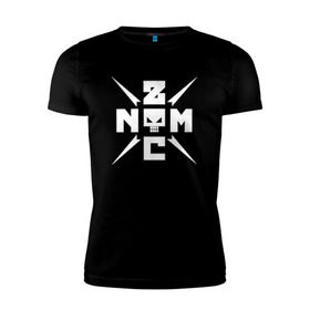 Мужская футболка премиум с принтом Noize MC в Кировске, 92% хлопок, 8% лайкра | приталенный силуэт, круглый вырез ворота, длина до линии бедра, короткий рукав | noize | noize mc | нойз | нойз мс