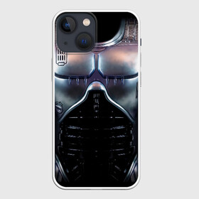 Чехол для iPhone 13 mini с принтом Робокоп в Кировске,  |  | 90 е | robocop | броня | железный | костюм | машина | робот | стальной | торс