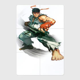 Магнитный плакат 2Х3 с принтом Street Fighter Ryu в Кировске, Полимерный материал с магнитным слоем | 6 деталей размером 9*9 см | Тематика изображения на принте: street fighter ryu