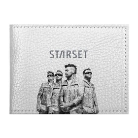 Обложка для студенческого билета с принтом Starset Band в Кировске, натуральная кожа | Размер: 11*8 см; Печать на всей внешней стороне | logo | rock | starset | лого | рок | старсет
