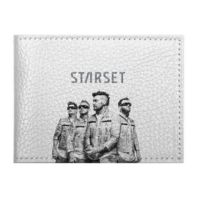 Обложка для студенческого билета с принтом Starset Band в Кировске, натуральная кожа | Размер: 11*8 см; Печать на всей внешней стороне | Тематика изображения на принте: logo | rock | starset | лого | рок | старсет