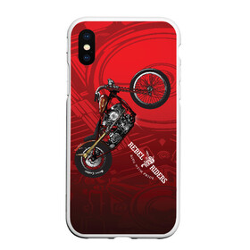 Чехол для iPhone XS Max матовый с принтом Vintage chopper motorcycle в Кировске, Силикон | Область печати: задняя сторона чехла, без боковых панелей | bike | crash | drift | extreme | jawa | motor cycle | motorbike | motorcycle | race | racing | rally | turbo | автомобил | быстрый | классика | мотоцикл | скремблер | экстрим