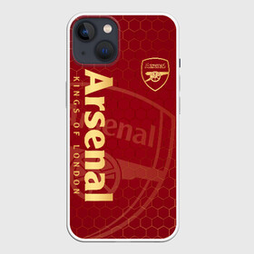 Чехол для iPhone 13 с принтом Арсенал в Кировске,  |  | arsenal | arsenal fc | the gunners | английский клуб | арсенал | лондон | лондонский арсенал | премьер лига | футбол | футболист | футбольный клуб