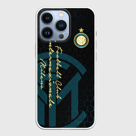 Чехол для iPhone 13 Pro с принтом Интер в Кировске,  |  | Тематика изображения на принте: football club internazionale milano | inter | internazionale | nerazzurri | интер | интер милан | интернационале | форма | футбол | футболист | футбольная | футбольный клуб