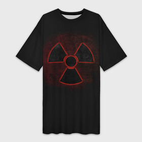Платье-футболка 3D с принтом S.T.A.L.K.E.R в Кировске,  |  | 2033 | game | metro | radioactive | stalker | бандиты | долг | зона | игра | метро | припять | радиация | свобода | сталкер | сталкеры | чаэс | чернобыль