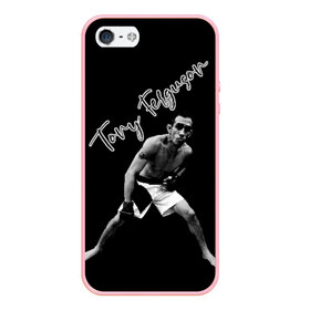 Чехол для iPhone 5/5S матовый с принтом Tony Ferguson в Кировске, Силикон | Область печати: задняя сторона чехла, без боковых панелей | el cucuy | ferguson | goin diamond | mma | tony | ufc | бабай. бабайка | бокс | борьба | джиу джитсу | тони | фергюсон | эль кукуй