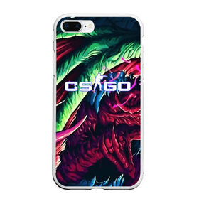 Чехол для iPhone 7Plus/8 Plus матовый с принтом CSGO-HYPER BEAST в Кировске, Силикон | Область печати: задняя сторона чехла, без боковых панелей | awp | counter strike | cs go | cs go global offensive | hyper beast | skin cs | team cs | команды cs | скины оружия | скоростной зверь | хайпер бист