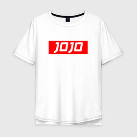 Мужская футболка хлопок Oversize с принтом JOJO`S BIZARRE ADVENTURE в Кировске, 100% хлопок | свободный крой, круглый ворот, “спинка” длиннее передней части | 