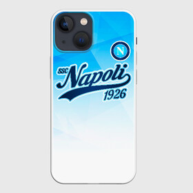 Чехол для iPhone 13 mini с принтом Наполи в Кировске,  |  | napoli | ssc napoli | наполи | неаполь | форма | футбол | футболист | футбольный клуб