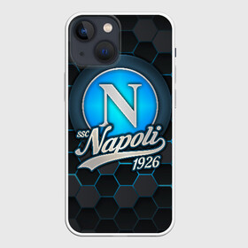 Чехол для iPhone 13 mini с принтом Наполи в Кировске,  |  | napoli | ssc napoli | наполи | неаполь | форма | футбол | футболист | футбольный клуб