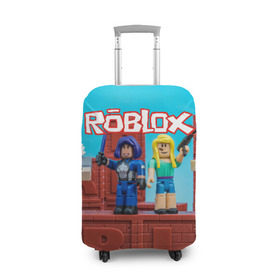 Чехол для чемодана 3D с принтом Roblox в Кировске, 86% полиэфир, 14% спандекс | двустороннее нанесение принта, прорези для ручек и колес | roblox | roblox games | игра роблокс | роблокс симулятор