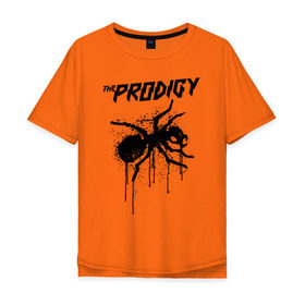 Мужская футболка хлопок Oversize с принтом THE PRODIGY в Кировске, 100% хлопок | свободный крой, круглый ворот, “спинка” длиннее передней части | prodigy | the prodigy