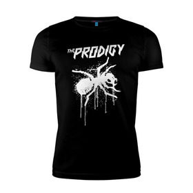 Мужская футболка премиум с принтом THE PRODIGY в Кировске, 92% хлопок, 8% лайкра | приталенный силуэт, круглый вырез ворота, длина до линии бедра, короткий рукав | Тематика изображения на принте: prodigy | the prodigy