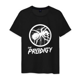 Мужская футболка хлопок с принтом THE PRODIGY в Кировске, 100% хлопок | прямой крой, круглый вырез горловины, длина до линии бедер, слегка спущенное плечо. | prodigy | the prodigy
