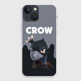 Чехол для iPhone 13 mini с принтом BRAWL STARS CROW в Кировске,  |  | android | brawl stars | colt | crow | games | leon | penny | poco. | shelly | spike | wanted | брав | бравл старс | звезды | игры | мобильные игры | старс