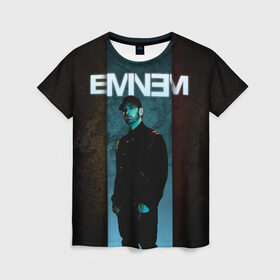 Женская футболка 3D с принтом Eminem в Кировске, 100% полиэфир ( синтетическое хлопкоподобное полотно) | прямой крой, круглый вырез горловины, длина до линии бедер | emenem | eminem | hip hop | hiphop | kamikaze | marshal mathers | marshall | marshall mathers | rap | rap god | revival | slim shadi | slim shady | venom | еминем | олдскул | реп | рэп | хипхоп | эминем