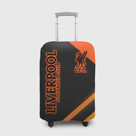 Чехол для чемодана 3D с принтом Liverpool F.C. в Кировске, 86% полиэфир, 14% спандекс | двустороннее нанесение принта, прорези для ручек и колес | 