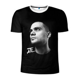 Мужская футболка 3D спортивная с принтом ATL ACIDHOUZE в Кировске, 100% полиэстер с улучшенными характеристиками | приталенный силуэт, круглая горловина, широкие плечи, сужается к линии бедра | 