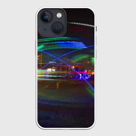 Чехол для iPhone 13 mini с принтом Neon в Кировске,  |  | neon | город | города | городе | городом | городской | неон | неонка | неоновые | неоновый | свет | светящиеся | светящийся | светящимся