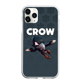 Чехол для iPhone 11 Pro матовый с принтом BRAWL STARS CROW в Кировске, Силикон |  | brawl stars | bull | colt | crow | leon | stars | берли | бо | брок | ворон | джесси | динамайк | дэррил | кольт | леон | мортис | нита | пайпер | пенни | поко | пэм | рикошет | спайк | фрэнк | шелли | эль примо