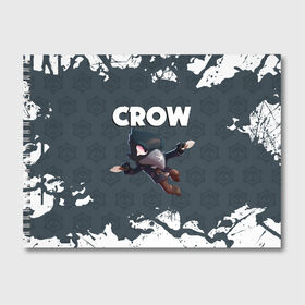 Альбом для рисования с принтом BRAWL STARS CROW в Кировске, 100% бумага
 | матовая бумага, плотность 200 мг. | 