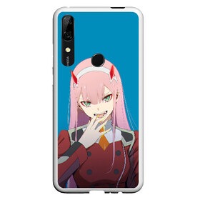 Чехол для Honor P Smart Z с принтом Darling In The Franxx в Кировске, Силикон | Область печати: задняя сторона чехла, без боковых панелей | 02 | anime | darling in the franxx | hiro | manga | zero two | аниме | ахегао | любимый во франксе | манга | милый во франксе | ноль два | хиро