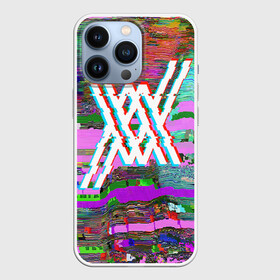 Чехол для iPhone 13 Pro с принтом two XX glitch background в Кировске,  |  | Тематика изображения на принте: 02 | anime | darling in the franxx | hiro | manga | zero two | аниме | ахегао | любимый во франксе | манга | милый во франксе | ноль два | хиро