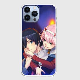 Чехол для iPhone 13 Pro Max с принтом Darling pair в Кировске,  |  | 02 | anime | darling in the franxx | hiro | manga | zero two | аниме | ахегао | любимый во франксе | манга | милый во франксе | ноль два | хиро