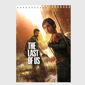 Скетчбук с принтом THE LAST OF US в Кировске, 100% бумага
 | 48 листов, плотность листов — 100 г/м2, плотность картонной обложки — 250 г/м2. Листы скреплены сверху удобной пружинной спиралью | cicadas | fireflies | the last of us | the last of us part 2 | джоэл | последние из нас | цикады | элли