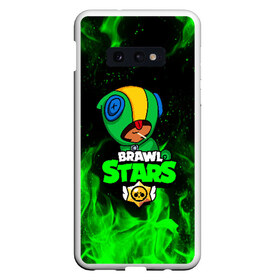 Чехол для Samsung S10E с принтом BRAWL STARS LEON в Кировске, Силикон | Область печати: задняя сторона чехла, без боковых панелей | brawl stars | bull | colt | crow | leon | stars | берли | бо | брок | ворон | джесси | динамайк | дэррил | кольт | леон | мортис | нита | пайпер | пенни | поко | пэм | рикошет | спайк | фрэнк | шелли | эль примо