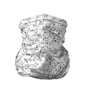 Бандана-труба 3D с принтом Белые мыши в Кировске, 100% полиэстер, ткань с особыми свойствами — Activecool | плотность 150‒180 г/м2; хорошо тянется, но сохраняет форму | белый | грызуны | крыса | мышка | мышь | петтерн | стая | толпа