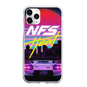 Чехол для iPhone 11 Pro Max матовый с принтом Need For Speed Heat в Кировске, Силикон |  | need for speed | need for speed heat | nfs | nfs heat | outrun | retrowave | synth | synthwave