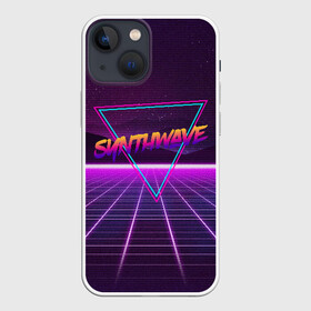 Чехол для iPhone 13 mini с принтом SYNTHWAVE   RETROWAVE в Кировске,  |  | Тематика изображения на принте: hotline miami | neon | outrun | outrun electro | retrowave | synth | synthwave | неон | хотлайн майами