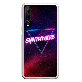 Чехол для Honor P30 с принтом SYNTHWAVE RETROWAVE в Кировске, Силикон | Область печати: задняя сторона чехла, без боковых панелей | hotline miami | neon | outrun | outrun electro | retrowave | synth | synthwave | неон | хотлайн майами