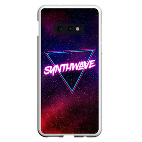 Чехол для Samsung S10E с принтом SYNTHWAVE RETROWAVE в Кировске, Силикон | Область печати: задняя сторона чехла, без боковых панелей | hotline miami | neon | outrun | outrun electro | retrowave | synth | synthwave | неон | хотлайн майами