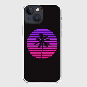 Чехол для iPhone 13 mini с принтом Hotline Maiami в Кировске,  |  | 80 | cyber | game | hotline | hotlinemiami | maiami | music | outrun | retro | retrowave | synth | synthwave | игра | кибер | луна | ночь | ретро