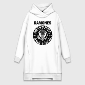 Платье-худи хлопок с принтом Ramones в Кировске,  |  | ramone | ramones | группа | джонни | джоуи | ди ди томми | марки | панк | поп | раманес | раманэс | рамон | рамонес | рамонэс | рамоун | рамоунз | рамоунс | рок | хард | хардрок