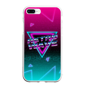 Чехол для iPhone 7Plus/8 Plus матовый с принтом SYNTHWAVE RETROWAVE в Кировске, Силикон | Область печати: задняя сторона чехла, без боковых панелей | hotline miami | neon | new retro wave | outrun | outrun electro | retro | retrowave | synth | synthwave | неон | ретро | хотлайн майами