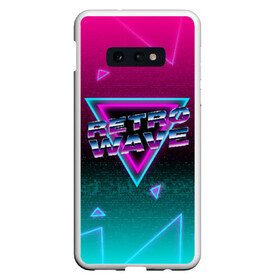 Чехол для Samsung S10E с принтом SYNTHWAVE RETROWAVE в Кировске, Силикон | Область печати: задняя сторона чехла, без боковых панелей | hotline miami | neon | new retro wave | outrun | outrun electro | retro | retrowave | synth | synthwave | неон | ретро | хотлайн майами