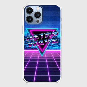 Чехол для iPhone 13 Pro Max с принтом SYNTHWAVE   RETROWAVE в Кировске,  |  | Тематика изображения на принте: hotline miami | neon | new retro wave | outrun | outrun electro | retro | retrowave | synth | synthwave | неон | ретро | хотлайн майами