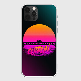 Чехол для iPhone 12 Pro с принтом OUTRUN RETROWAVE в Кировске, силикон | область печати: задняя сторона чехла, без боковых панелей | Тематика изображения на принте: hotline miami | neon | new retro wave | outrun | outrun electro | retro | retrowave | synth | synthwave | неон | ретро | хотлайн майами