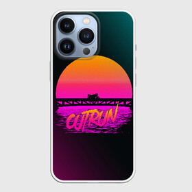 Чехол для iPhone 13 Pro с принтом OUTRUN RETROWAVE в Кировске,  |  | Тематика изображения на принте: hotline miami | neon | new retro wave | outrun | outrun electro | retro | retrowave | synth | synthwave | неон | ретро | хотлайн майами