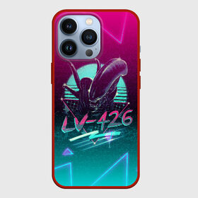 Чехол для iPhone 13 Pro с принтом НЕОНОВЫЙ ЧУЖОЙ в Кировске,  |  | alien | hotline miami | neon | new retro wave | outrun | outrun electro | retro | retrowave | synth | synthwave | неон | ретро | хищник | хотлайн майами | чужой