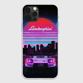 Чехол для iPhone 12 Pro Max с принтом Lamborghini overdrive в Кировске, Силикон |  | Тематика изображения на принте: 80х | 90х | hotlinemimai | outrun | retrowave | synth | synthwave | гонки | дискотека | драйв | ламборгини | ламборджини | неоновые | ретро | светящиеся | скорость
