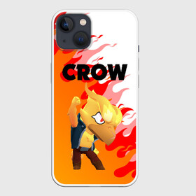 Чехол для iPhone 13 с принтом BRAWL STARS CROW PHOENIX в Кировске,  |  | android | brawl stars | colt | crow | games | leon | penny | poco. | shelly | spike | wanted | брав | бравл старс | звезды | игры | мобильные игры | старс