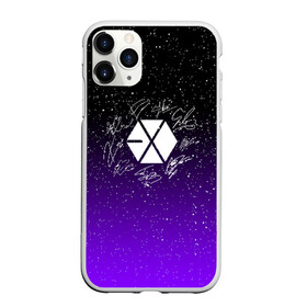 Чехол для iPhone 11 Pro Max матовый с принтом EXO BAND АВТОГРАФЫ в Кировске, Силикон |  | d.o. | exo | exo band | exo k | exo m | пэкхён | чен | эхо