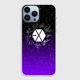 Чехол для iPhone 13 Pro Max с принтом EXO BAND АВТОГРАФЫ в Кировске,  |  | d.o. | exo | exo band | exo k | exo m | пэкхён | чен | эхо