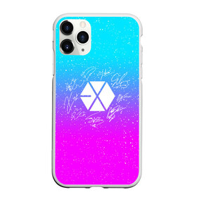 Чехол для iPhone 11 Pro Max матовый с принтом EXO BAND АВТОГРАФЫ в Кировске, Силикон |  | d.o. | exo | exo band | exo k | exo m | пэкхён | чен | эхо