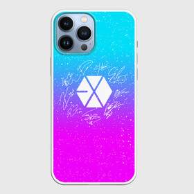 Чехол для iPhone 13 Pro Max с принтом EXO BAND АВТОГРАФЫ в Кировске,  |  | d.o. | exo | exo band | exo k | exo m | пэкхён | чен | эхо