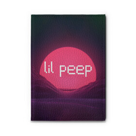 Обложка для автодокументов с принтом lil peep(Logo) в Кировске, натуральная кожа |  размер 19,9*13 см; внутри 4 больших “конверта” для документов и один маленький отдел — туда идеально встанут права | cry baby | lil peep | logo | rap | заход солнца | знаменитости. эмо | известный исполнитель | неон | пип | редактируемое лого | реп | розоватый оттенок | рок | рэп | яркий фон